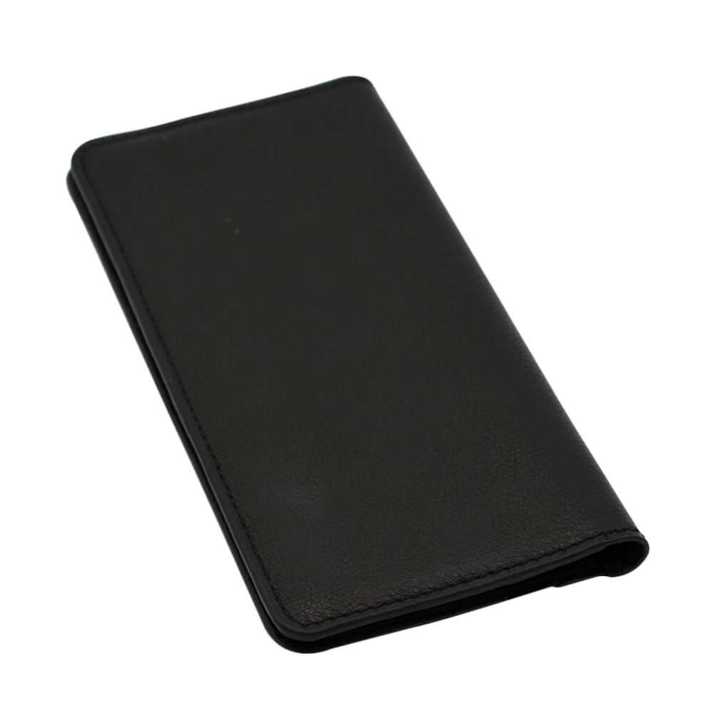 Leather Staple Wallet - Classic Black