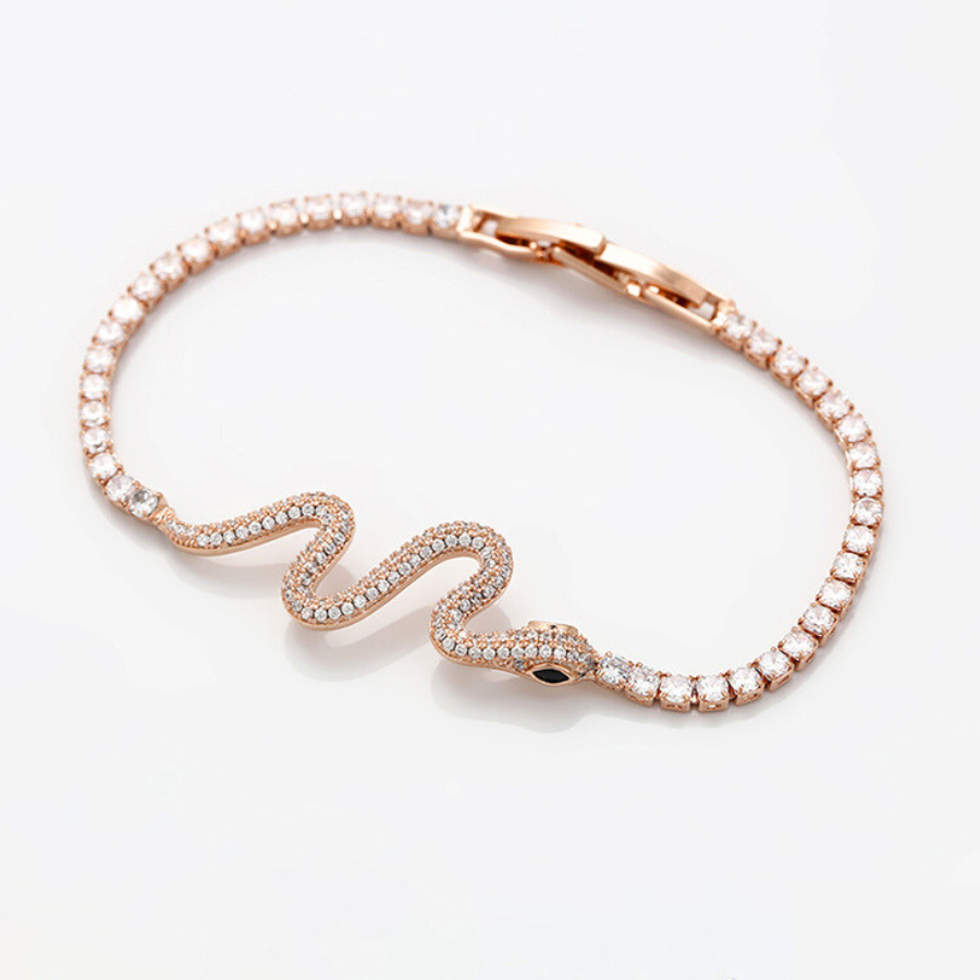 NEW Fallon Snake bracelet - 18k warm gold plated