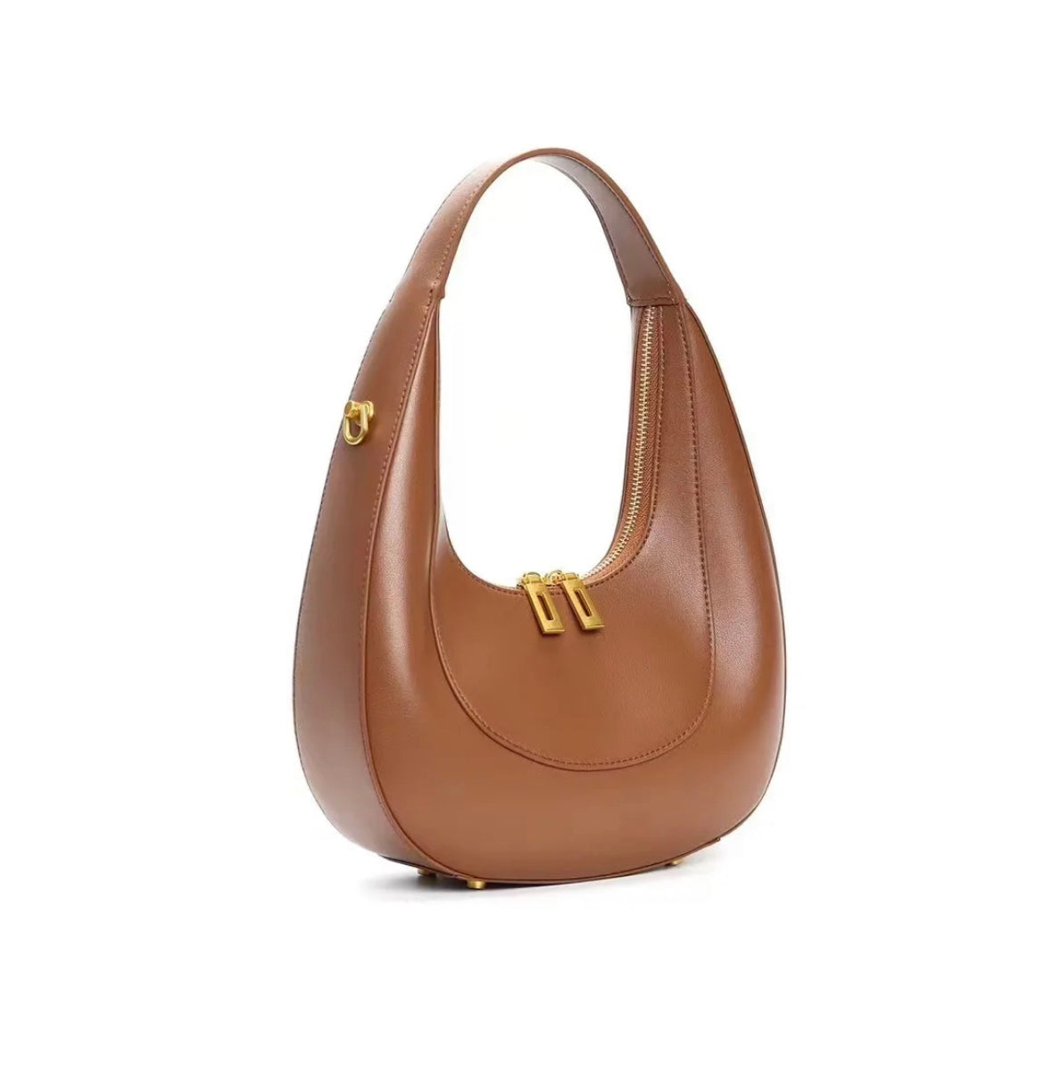 Fallon Shoulder Half moon Bag - Mocha