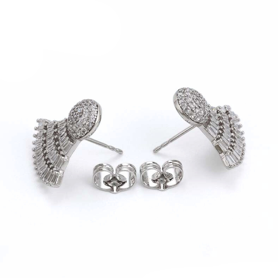 NEW Josephine flair earrings - Platinum Plated