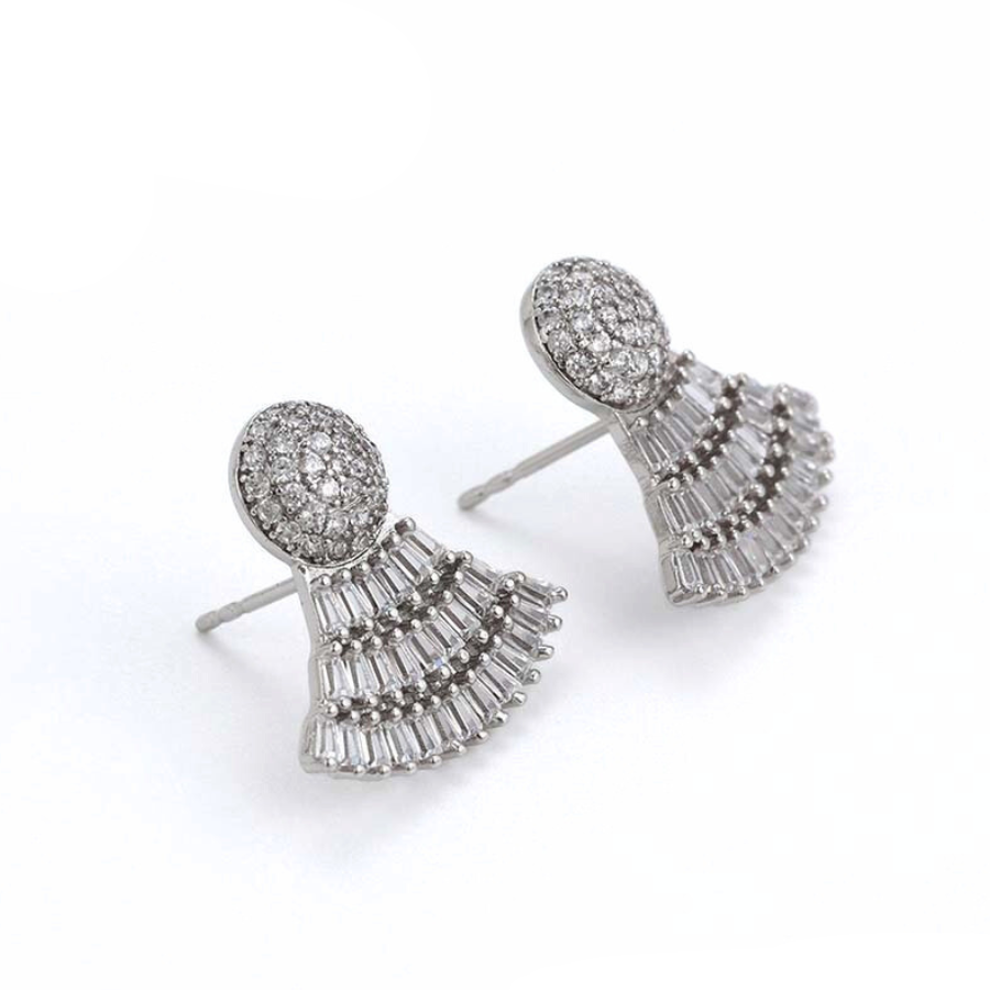 NEW Josephine flair earrings - Platinum Plated