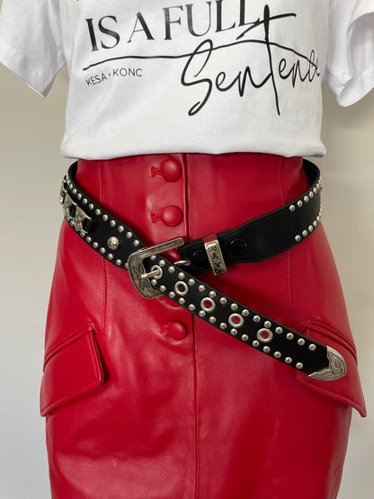 Saskia leather belt - IN STOCK