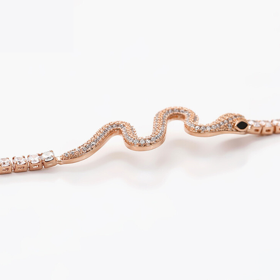 NEW Fallon Snake bracelet - 18k warm gold plated