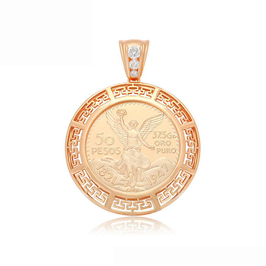 PRE LAUNCH Matina Medallion Necklace - 18 k warm gold plated