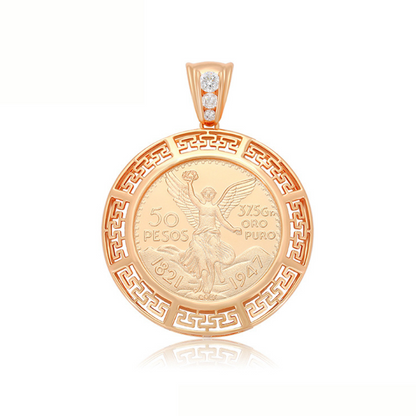 PRE LAUNCH Matina Medallion Necklace - 18 k warm gold plated