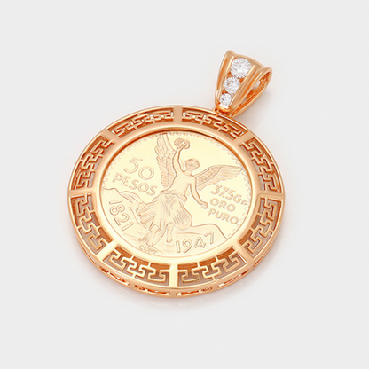 PRE LAUNCH Matina Medallion Necklace - 18 k warm gold plated