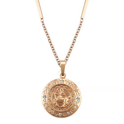 NEW Eliana pendant and necklace - Rose gold plated