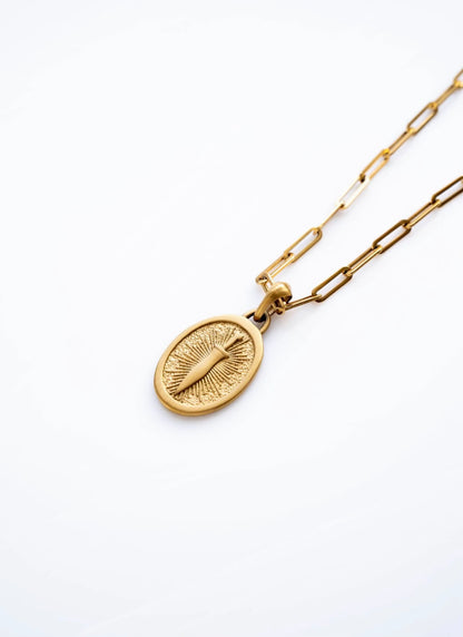 La vena Layered Necklace - 18 k gold plated