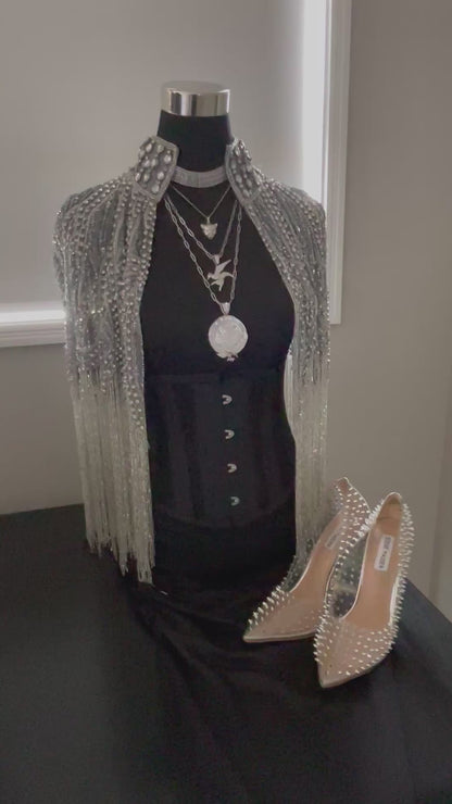 Song Bird necklace and pendant - Platinum plated